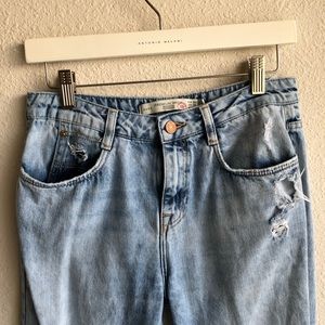 ZARA PREMIUM WASH RIPPED JEAN